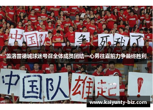 盖洛雷德城球迷号召全体成员团结一心勇往直前力争最终胜利