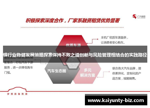 银行业稳健发展策略探索保持不败之道创新与风险管理相结合的实践路径